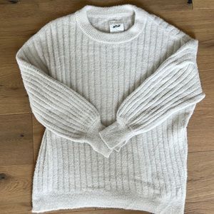 Aerie super soft, oversized cream sweater